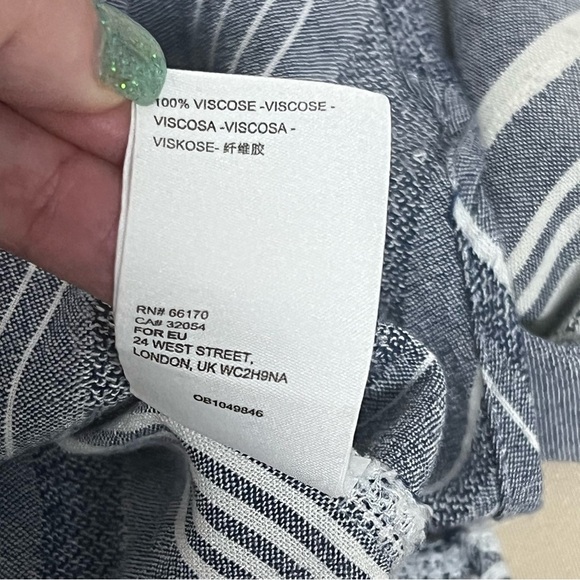 Maeve Anthropologie Women's XS Chatham Chambray Blue & White Button Front Shirt - Picture 16 of 16